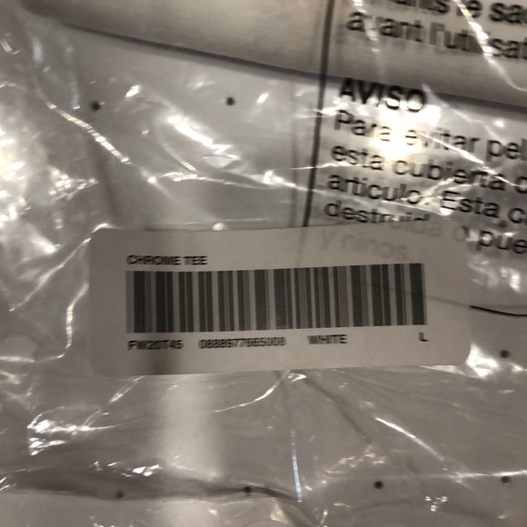 Supreme graphic tee shirt chrome tee - Picture 2 of 3